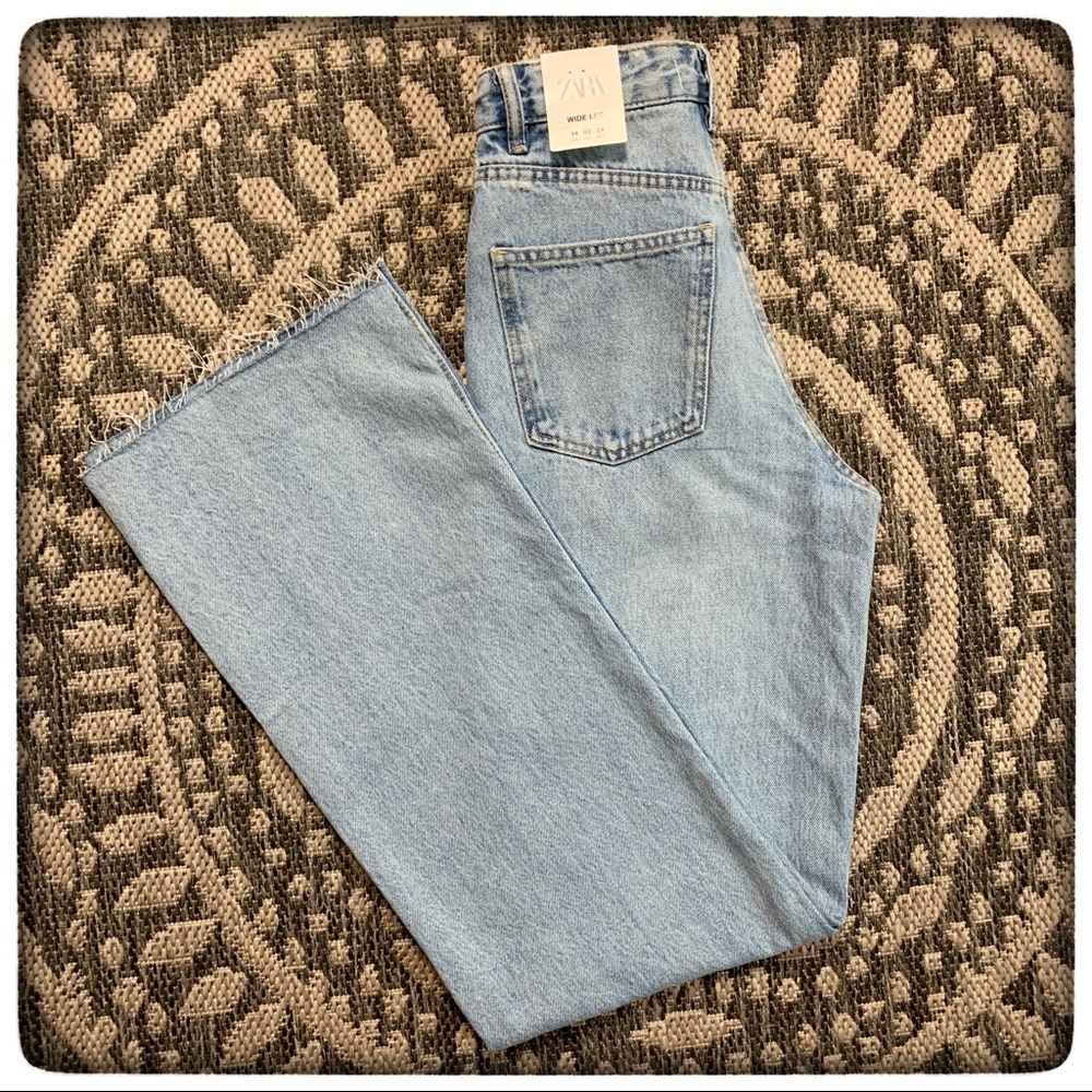 Zara high rise wide leg jeans - Picture 4 of 4
